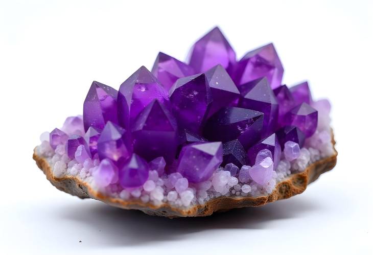 Glistening Amethyst Macro Mineral Photography